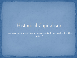 Debate slideshow-capitalism history