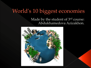 World's 10 biggest economies