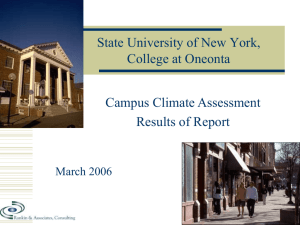 Assessing Campus Climate: Results of NGLTF