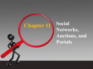 Chapter 8: Auctions, Portals, and Communities