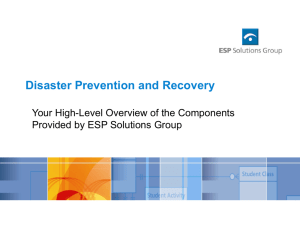 Disaster Prevention and Recovery Planning Steps