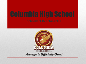 Columbia High School PD