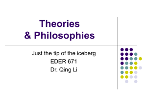 Theories and Philosophies