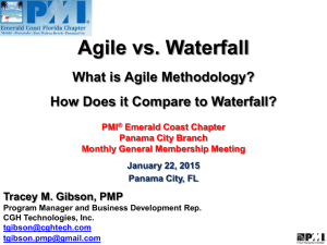 Jan 2015: Agile vs. Waterfall