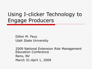 iclicker - National Ag Risk Education Library