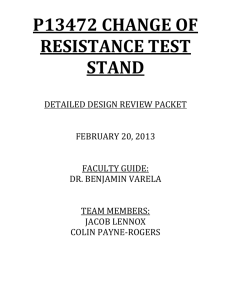 p13472 change of resistance test stand detailed design