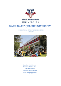 izmir kâti̇p çelebi̇ university - İzmir Katip Çelebi Üniversitesi