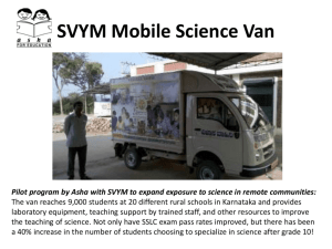 SVYM Mobile Science Van