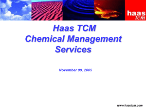 Haas TCM Presentation