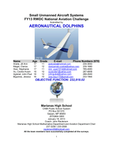 CNMI Marianas High School Aeronautical Dolphins National