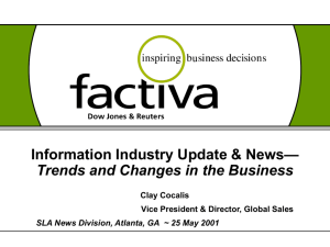 Factiva, company background