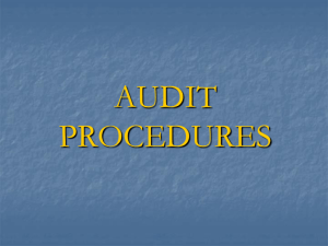Download: Audit Procedures