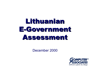 E-Government Lithuania