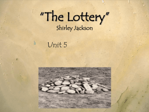 The Lottery PowerPoint File