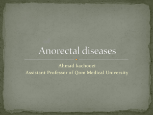 Anorectal disease