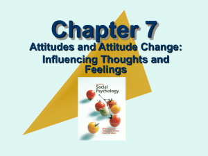 How do Attitudes Change?