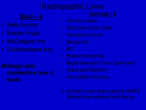 Radiographic Lines