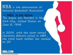附件：NBA-美国职业男篮
