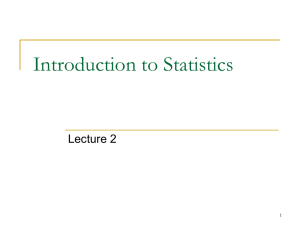 Introduction to Statistics 2.COD