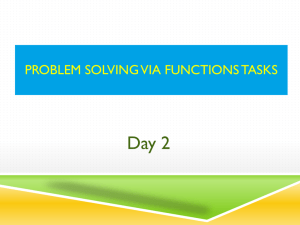 Functions Day 2.v2 - MSCsummercourses2013