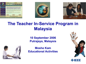 TISP in Malaysia Presentation