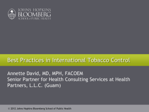 Offer - Global Tobacco Control