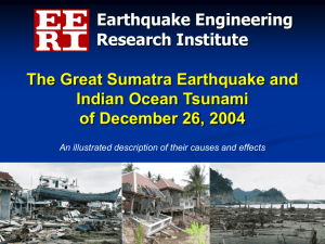 Dimensions of Test Specimen - Earthquake Engineering Research