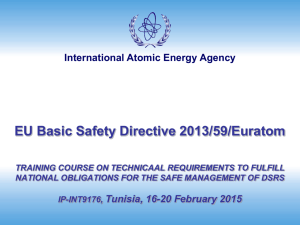 08. BSSD Tunisia2 - International Atomic Energy Agency