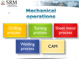 MECH. PPT mechanical operations