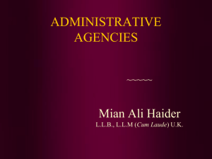 Administrative agency