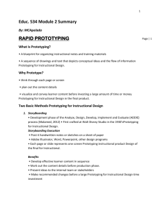 Rapid Prototyping