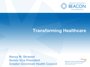 Nancy Strassel, Senior Vice President, Greater Cincinnati Health