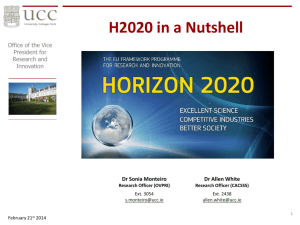 H2020 in a Nutshell