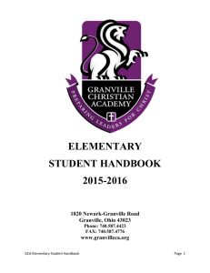student handbook