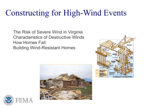 Building for High Wind Events