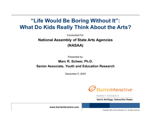 Participation in Creative Activities - National Assembly of State Arts