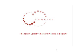 The impact of collective research centres