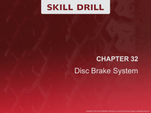 Chapter 3: Disc Brake System