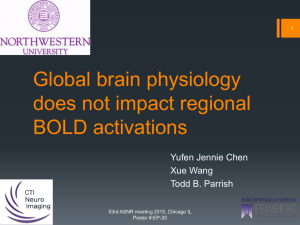 Global brain physiology does not impact regional BOLD activations