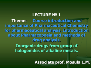 01 Course introduction.Halogen. of alkaline metals