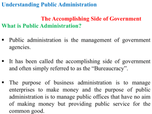 Political Factors that Affect Public Administration