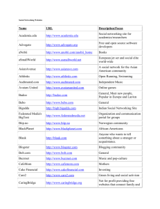 Social Networking Websites