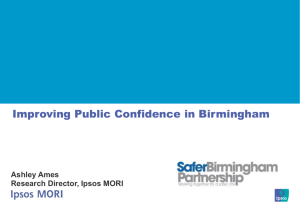 Improving Public Confidence in Birmingham