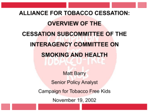 (icsh)? - 2003 National Conference on Tobacco or Health