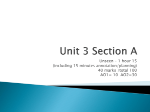 Unit 3 Section A