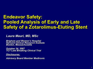 Late-Breaking Clinical Trial Presentation