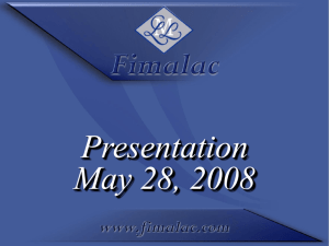 Presentation May 28, 2008