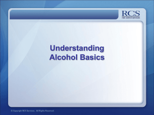 Alcohol Basics