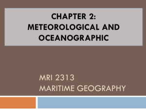 meteorological and oceanographic