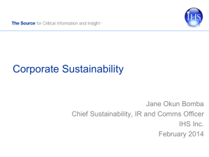 3. Corporate Sustainability